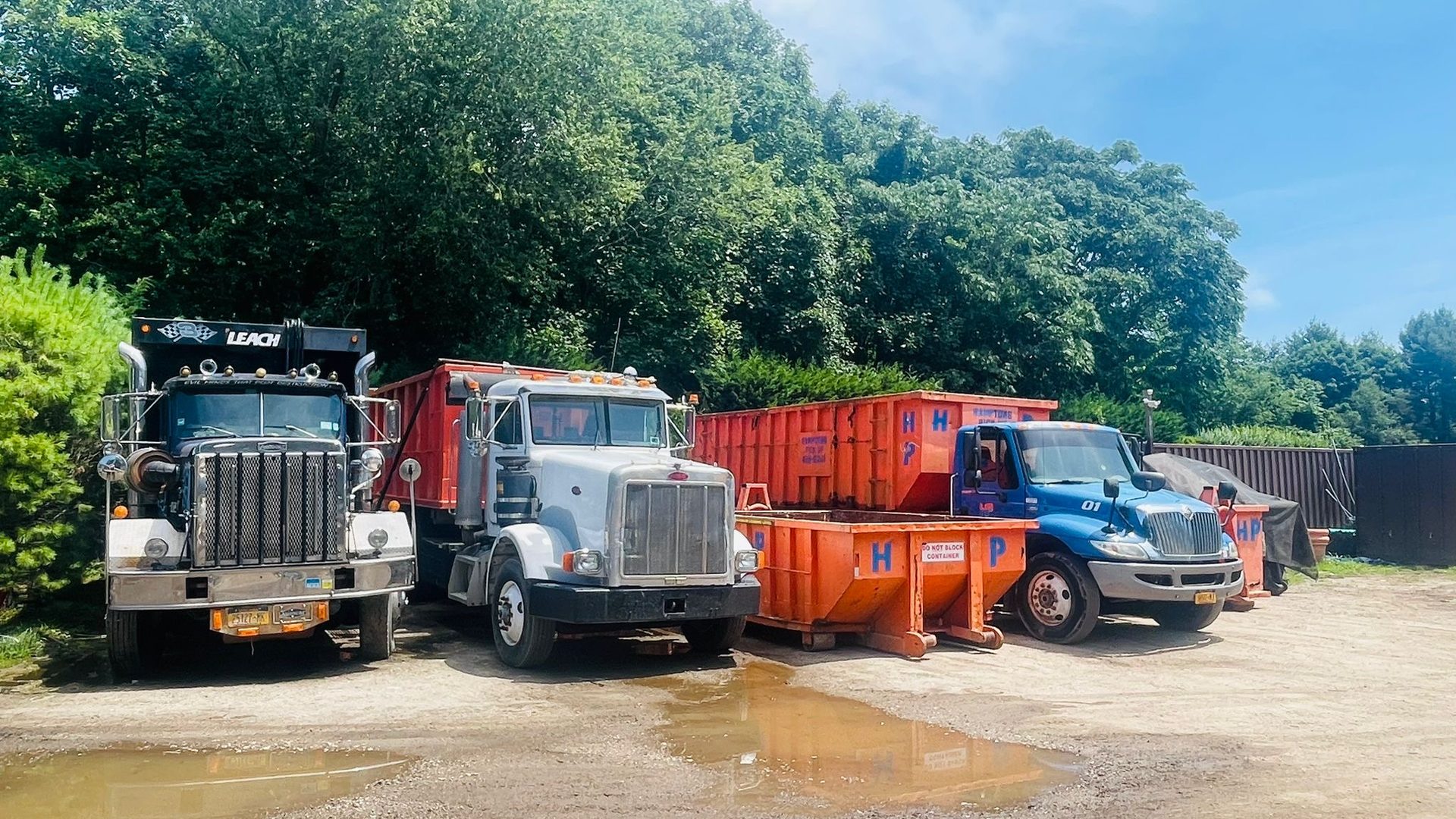 Concrete & Heavy-Load Dumpsters by Hamptons Pick Up across the Hamptons and North Fork